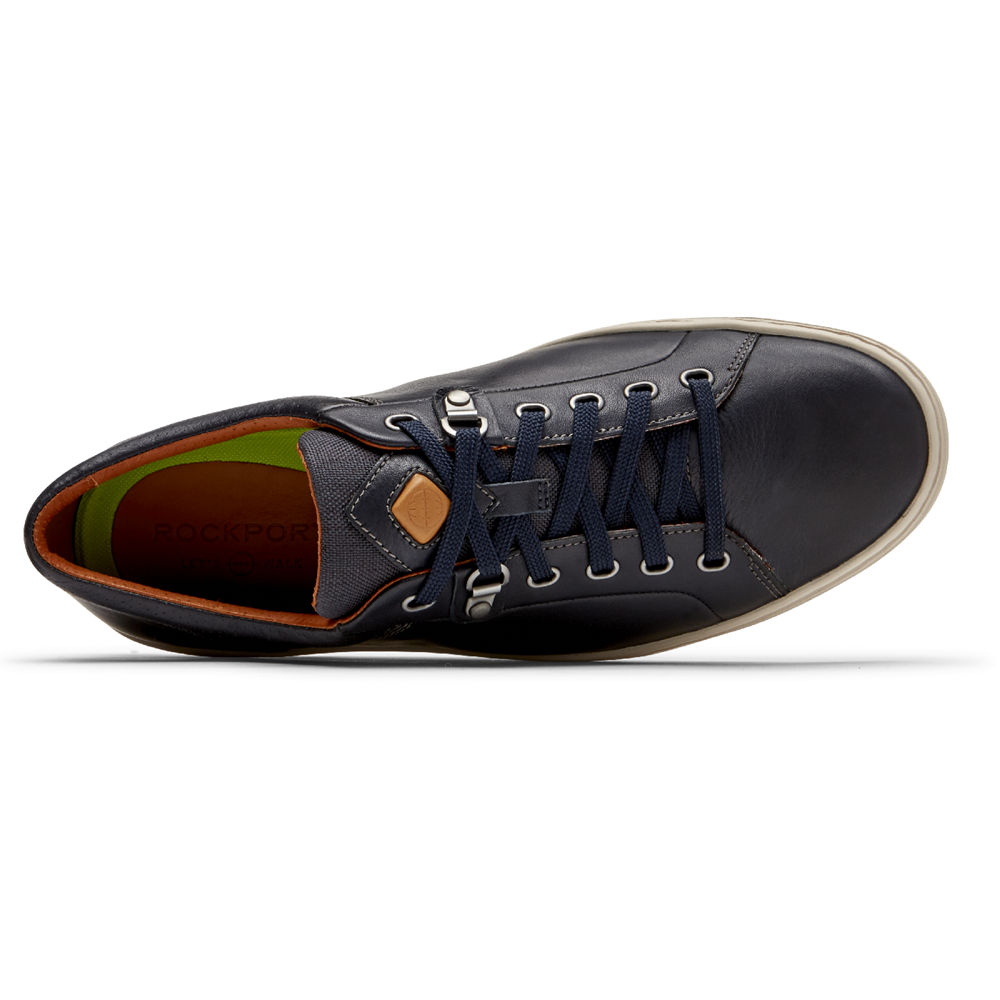 Rockport Joggesko Herre Blå - Lets Walk Cupsole Lace-To-Toe - NBWJ70126